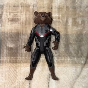 Marvel Bear Action Figure with Black and Brown Armor